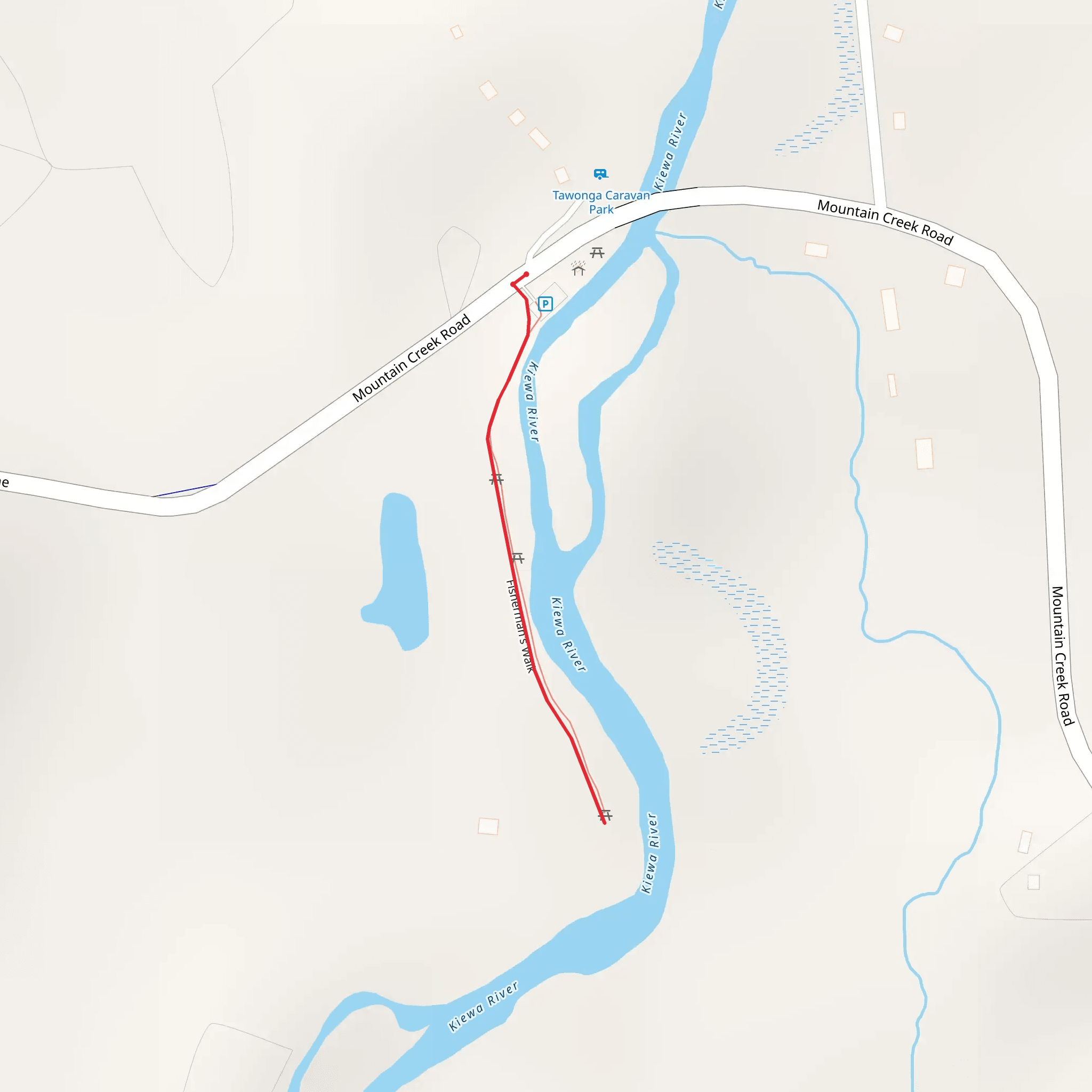 Fisherman's Walk mobile static map