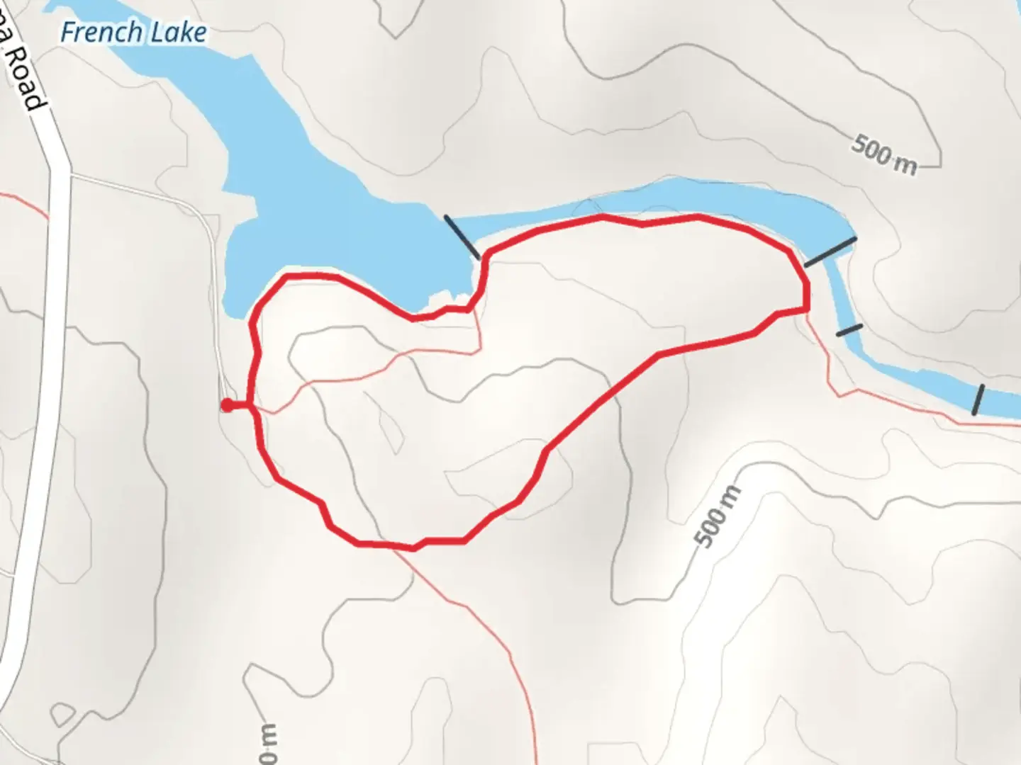 An image depicting the trail Longhorn and Bison Loop Trail and its surrounding area.
