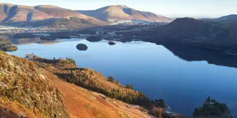 An image depicting the trail Skiddaw Walk and its surrounding area.
