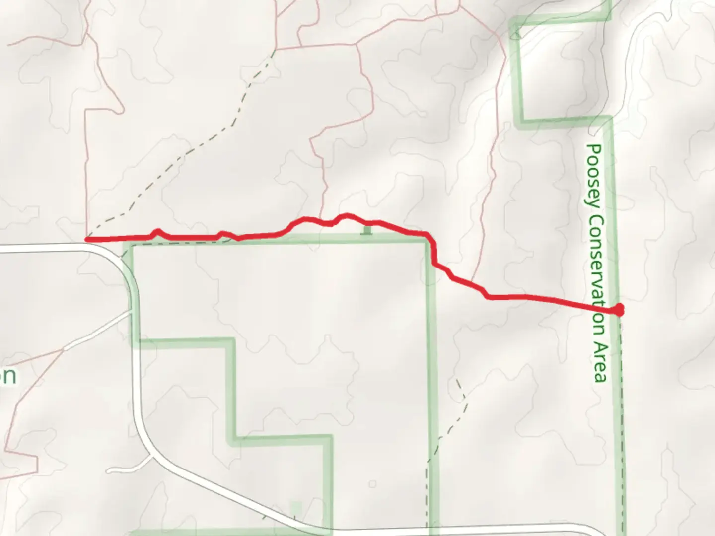 An image depicting the trail Dockery Trail and its surrounding area.