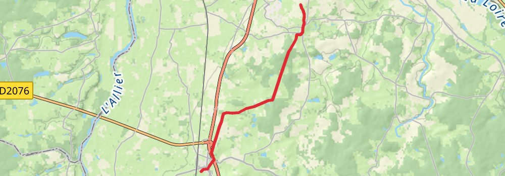 Camino Strasbourg-Saint Jean Pied de Port via Vézelay stage 35 Map