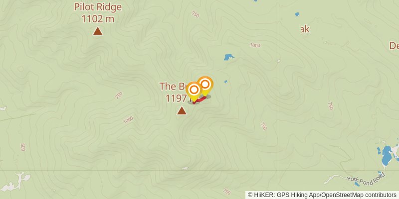 Kilkenny Ridge Traverse spur 1 Map