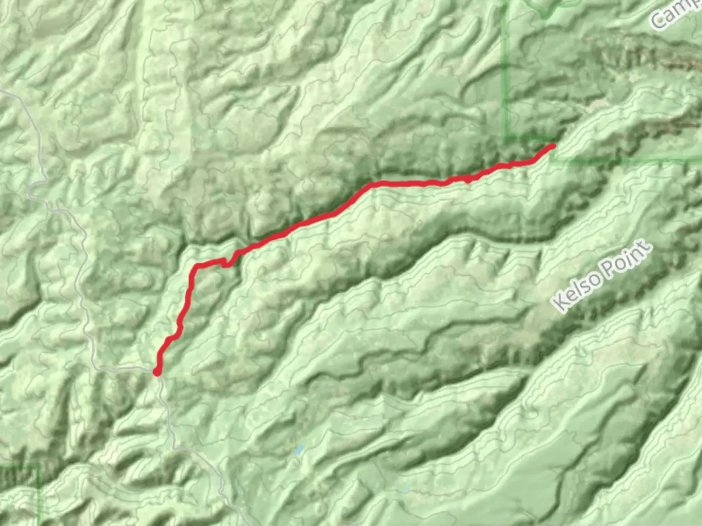 An image depicting the trail Short Point Trail and its surrounding area.
