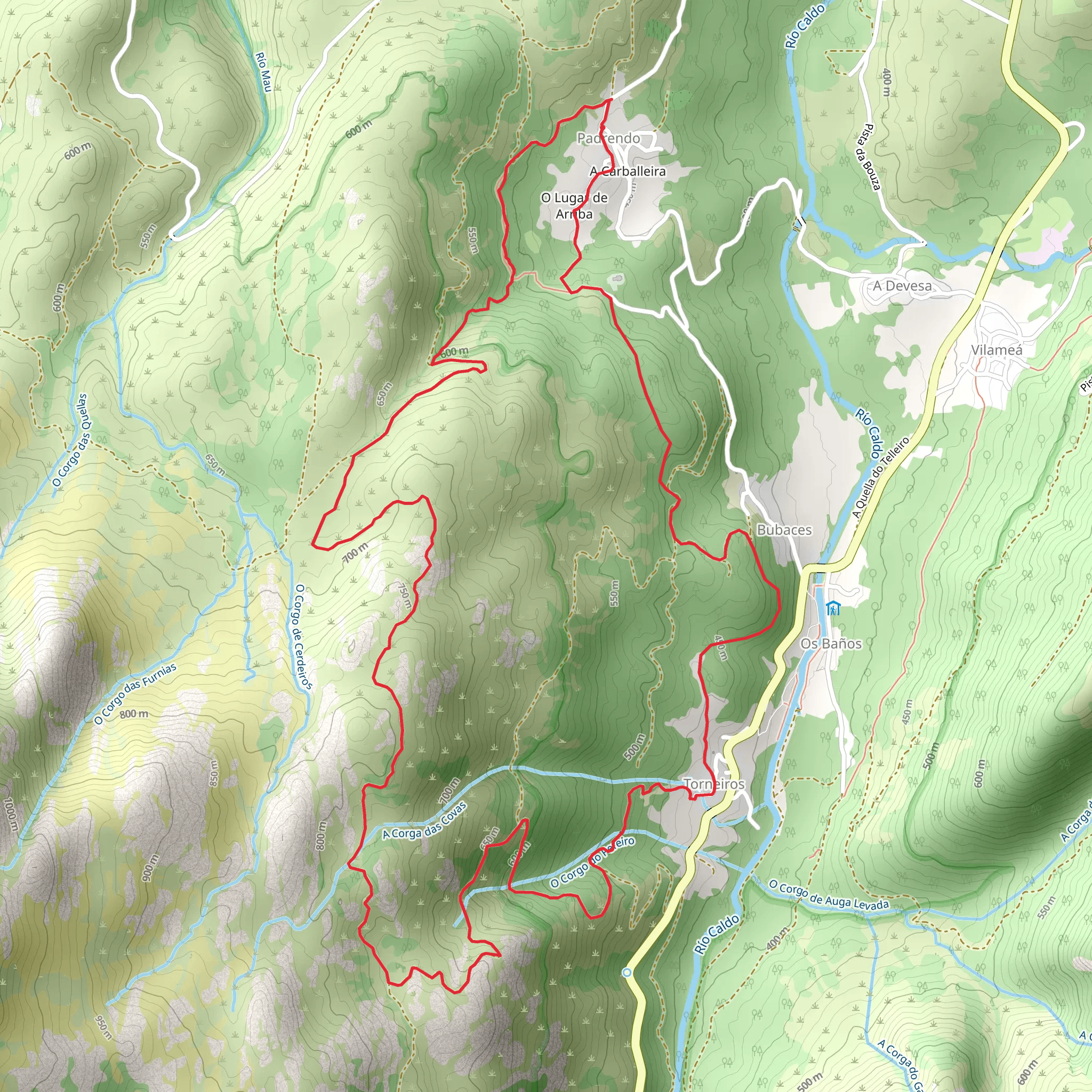 PR G 28 Rota de Padrendo mobile static map