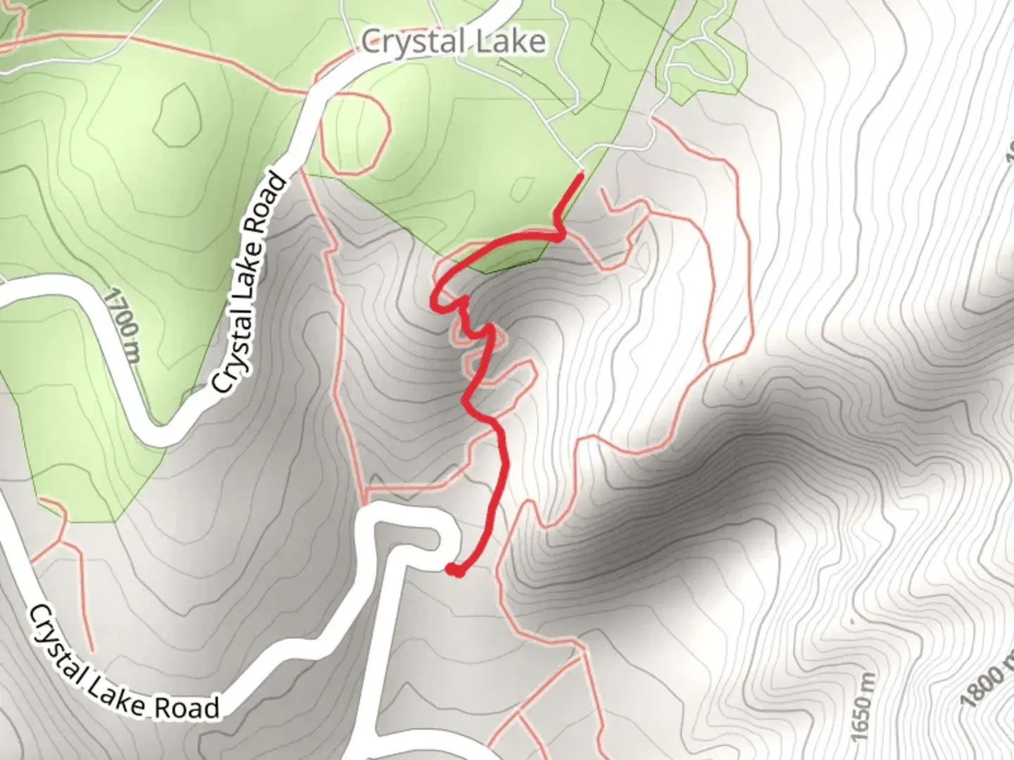 An image depicting the trail Soldier Creek Trail and its surrounding area.