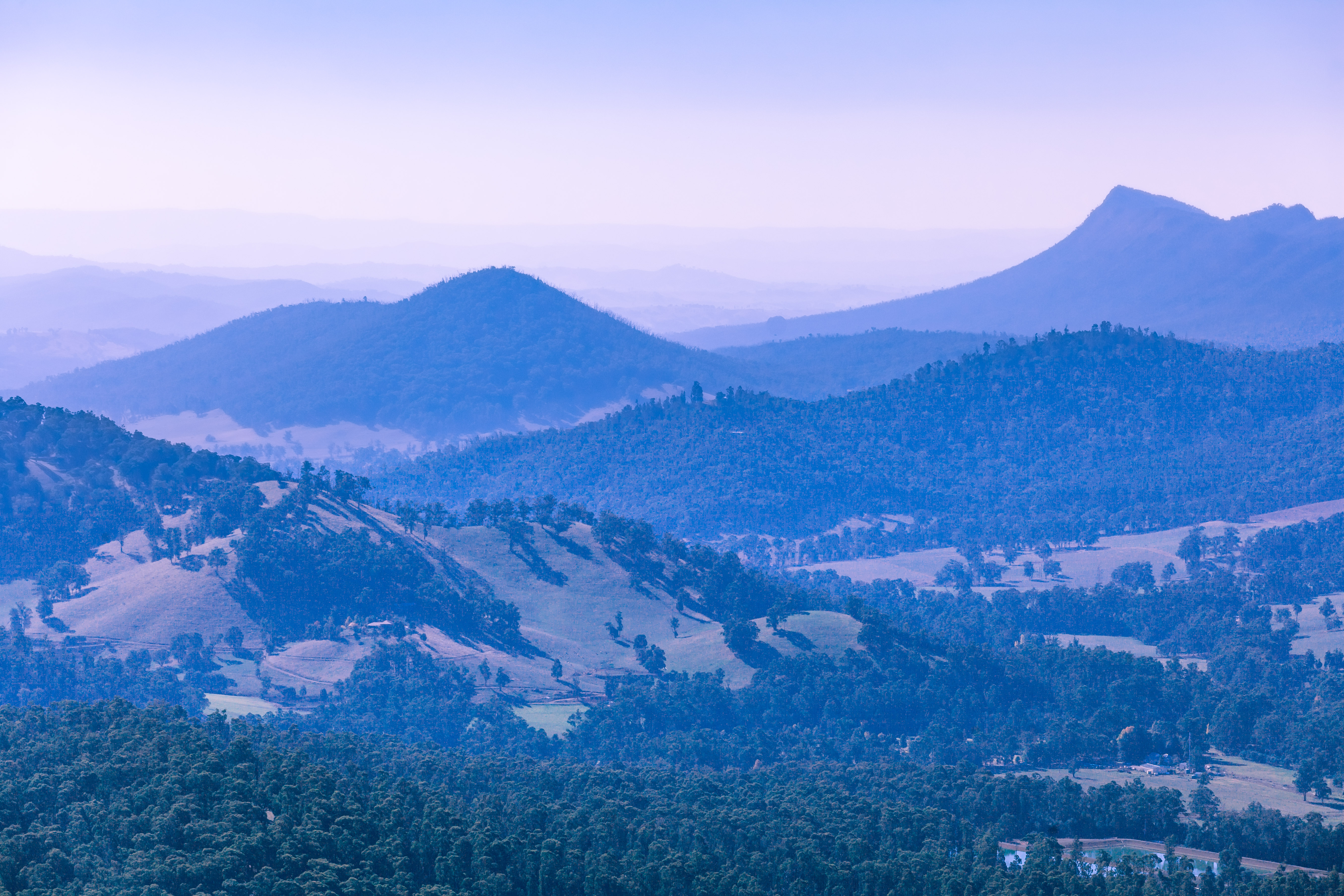 An image depicting the trail Yarra Ranges National Park and its surrounding area.