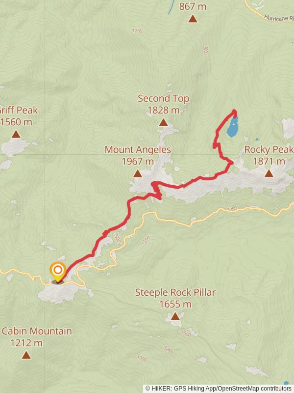 Klahhane ridge 2025 trail map