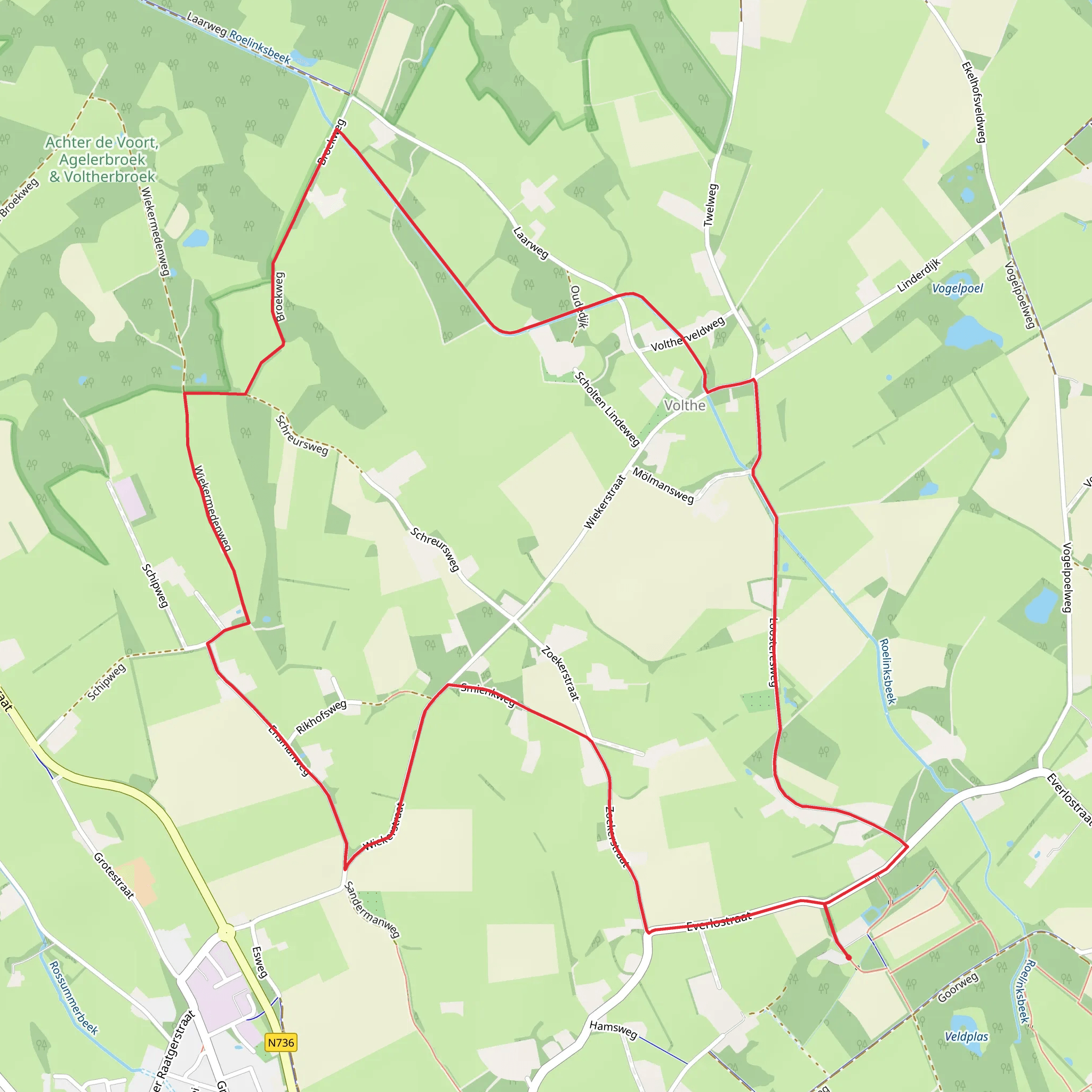 Hillingenpad and Stuwwal Route mobile static map
