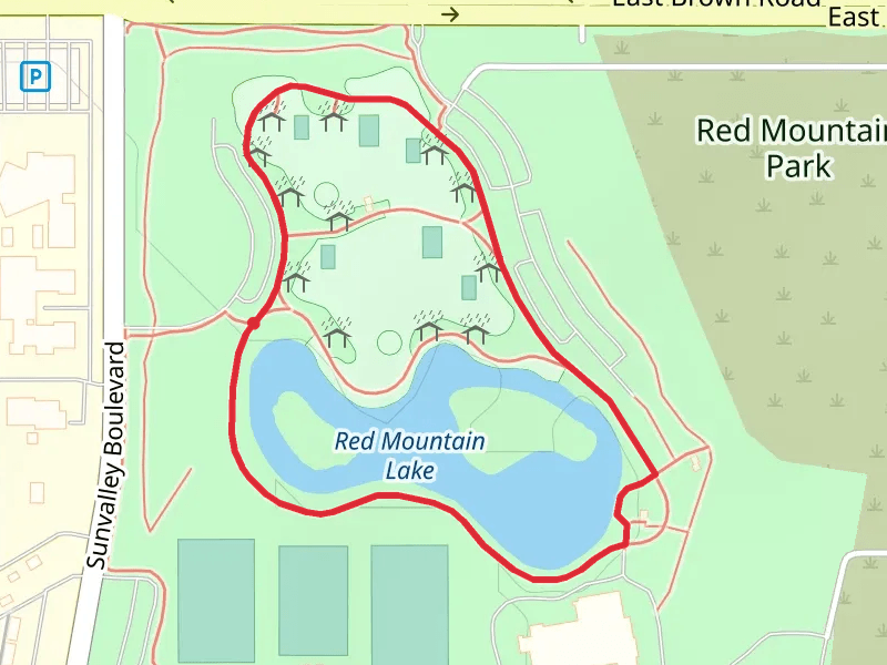 Red Mountain Lake Loop