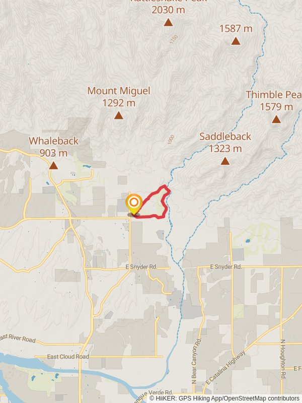 Sabino Canyon Recreation Area Loop