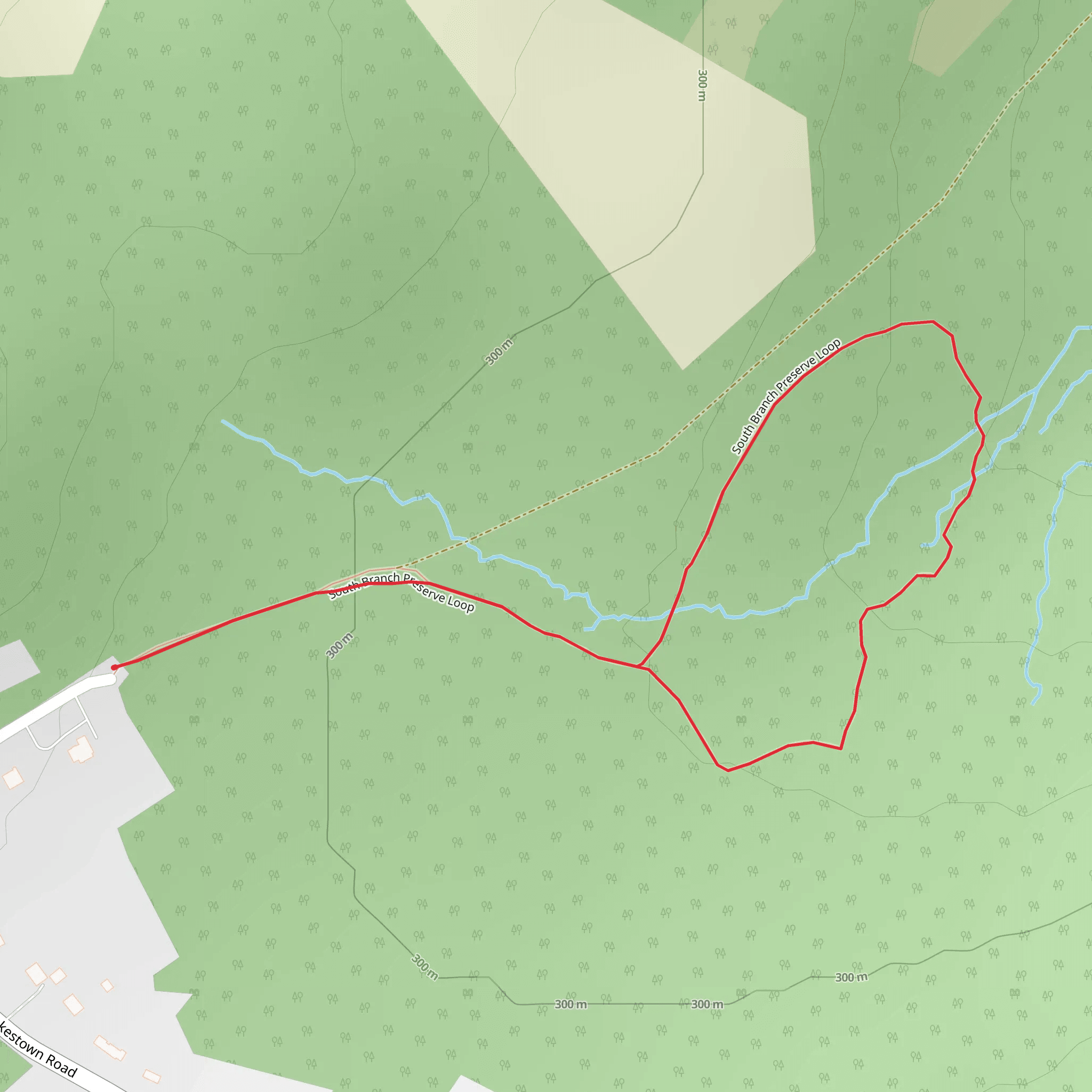 South Branch Preserve Loop mobile static map