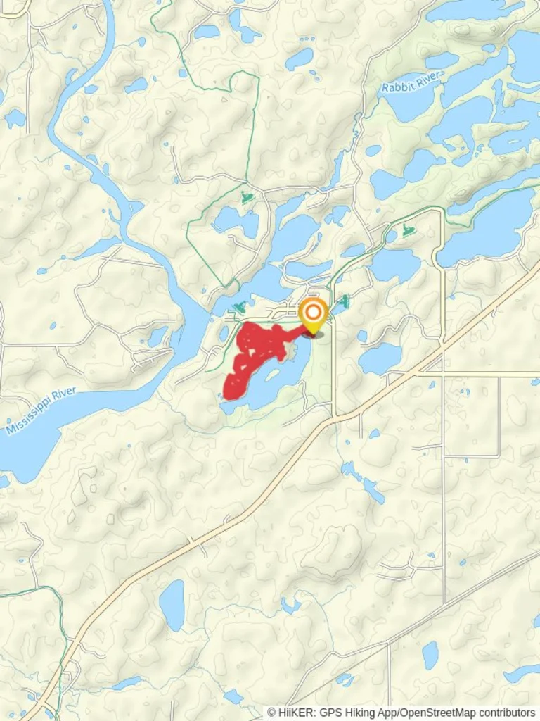 An image depicting the trail Bison Run Loop and its surrounding area.