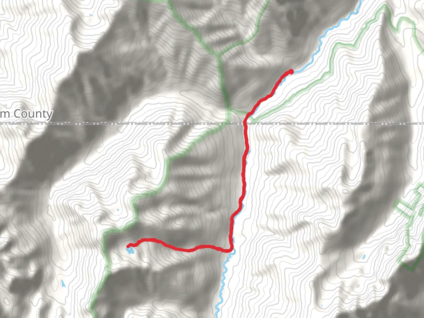 An image depicting the trail Goat Lake Way Trail and its surrounding area.