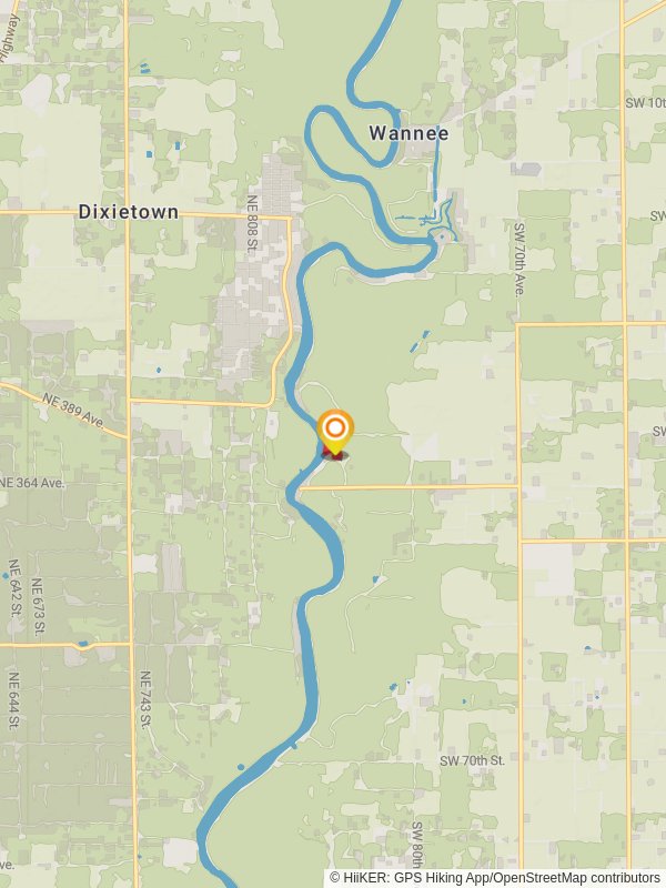 Suwannee River Walk mobile static map