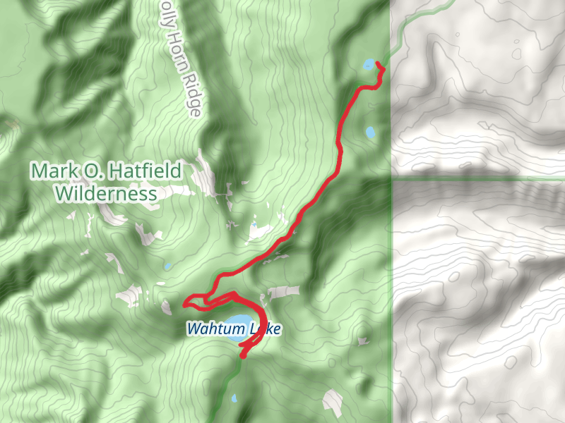 Rainy Lake, Wahtum Lake and PCT