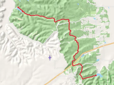 Knobstone Trail from Nowing Hollow