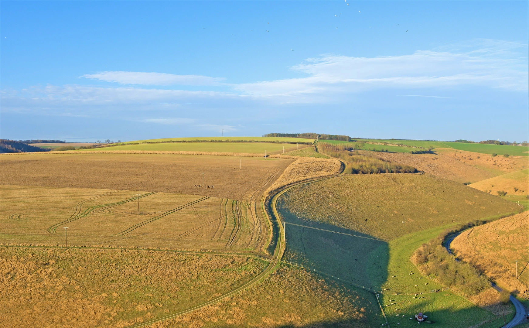 An image depicting the trail 20 Miles Loop in East Yorkshire and its surrounding area.
