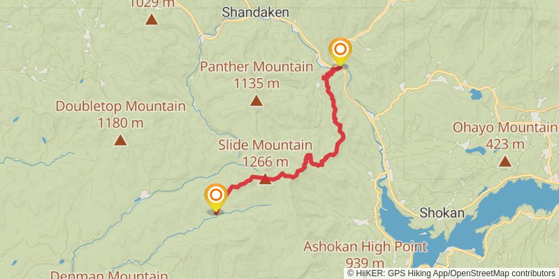 Finger Lakes Trail spur 4 Map