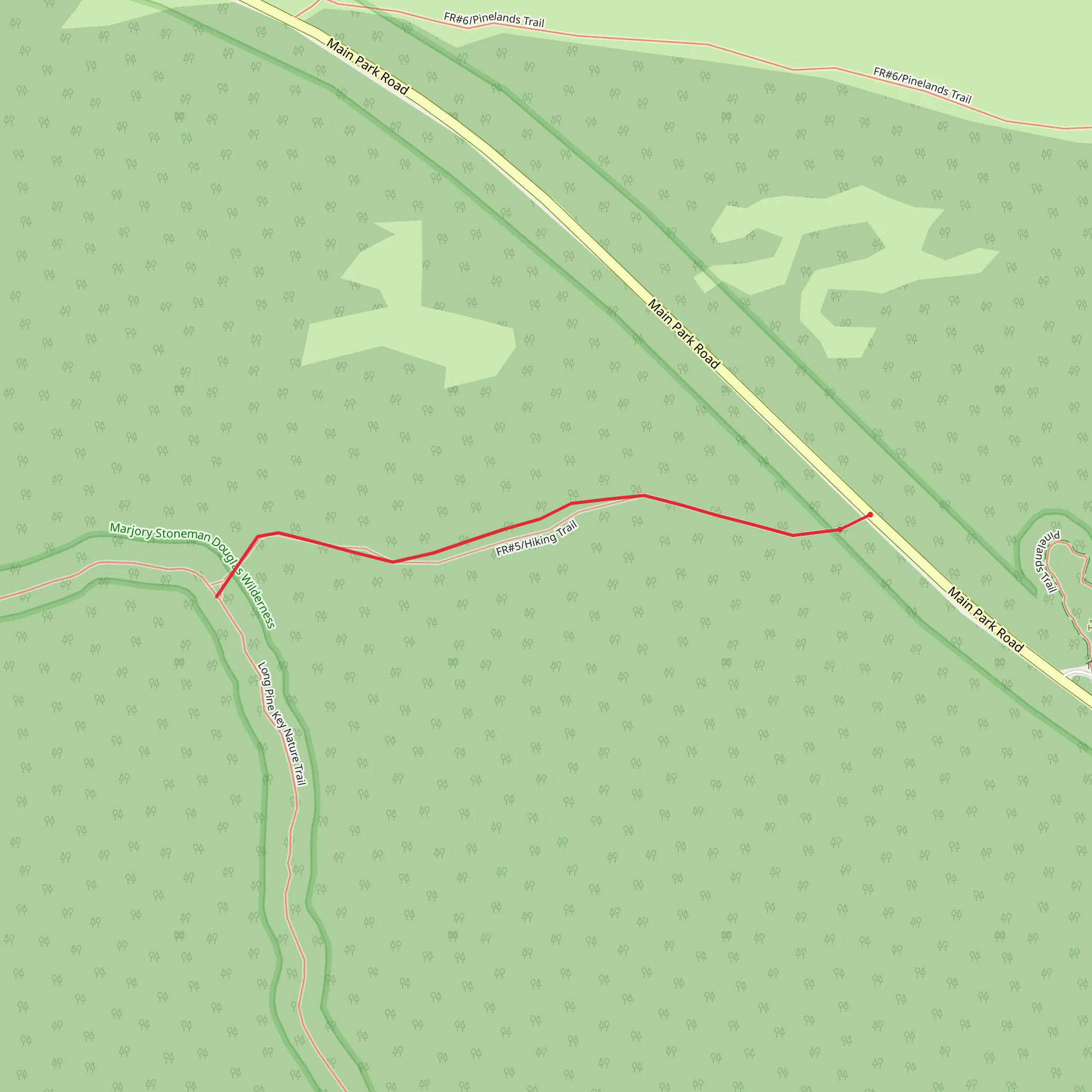 Long Pine Key Nature Gate 10 Trail mobile static map
