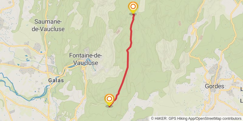 Tour of Luberon alt 4 Map