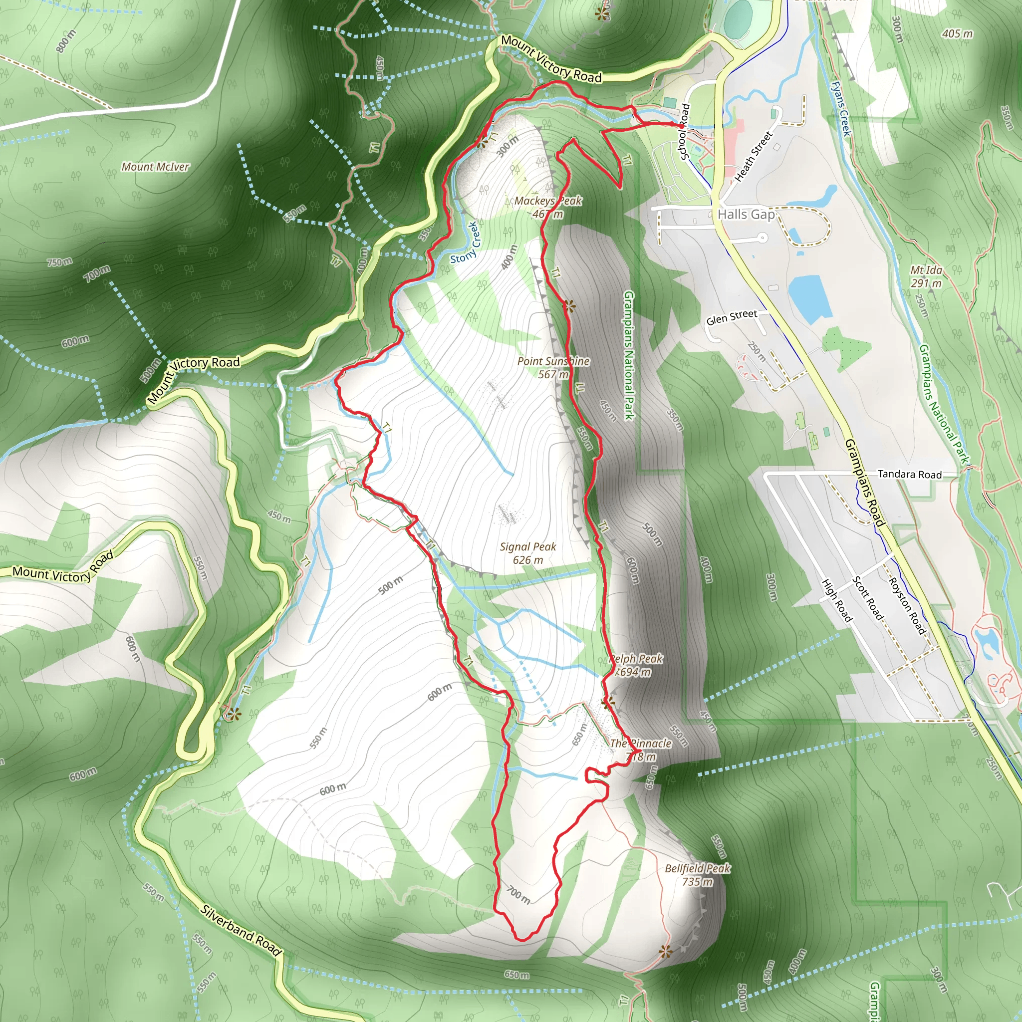 Pinnacle Track Circuit mobile static map