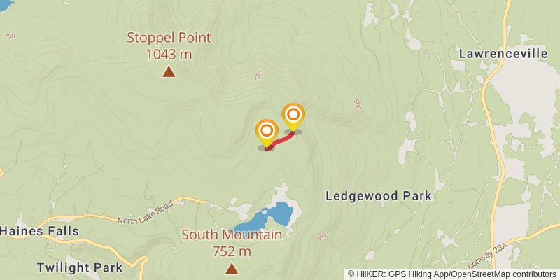 Escarpment Loop Trail alt 2 Map