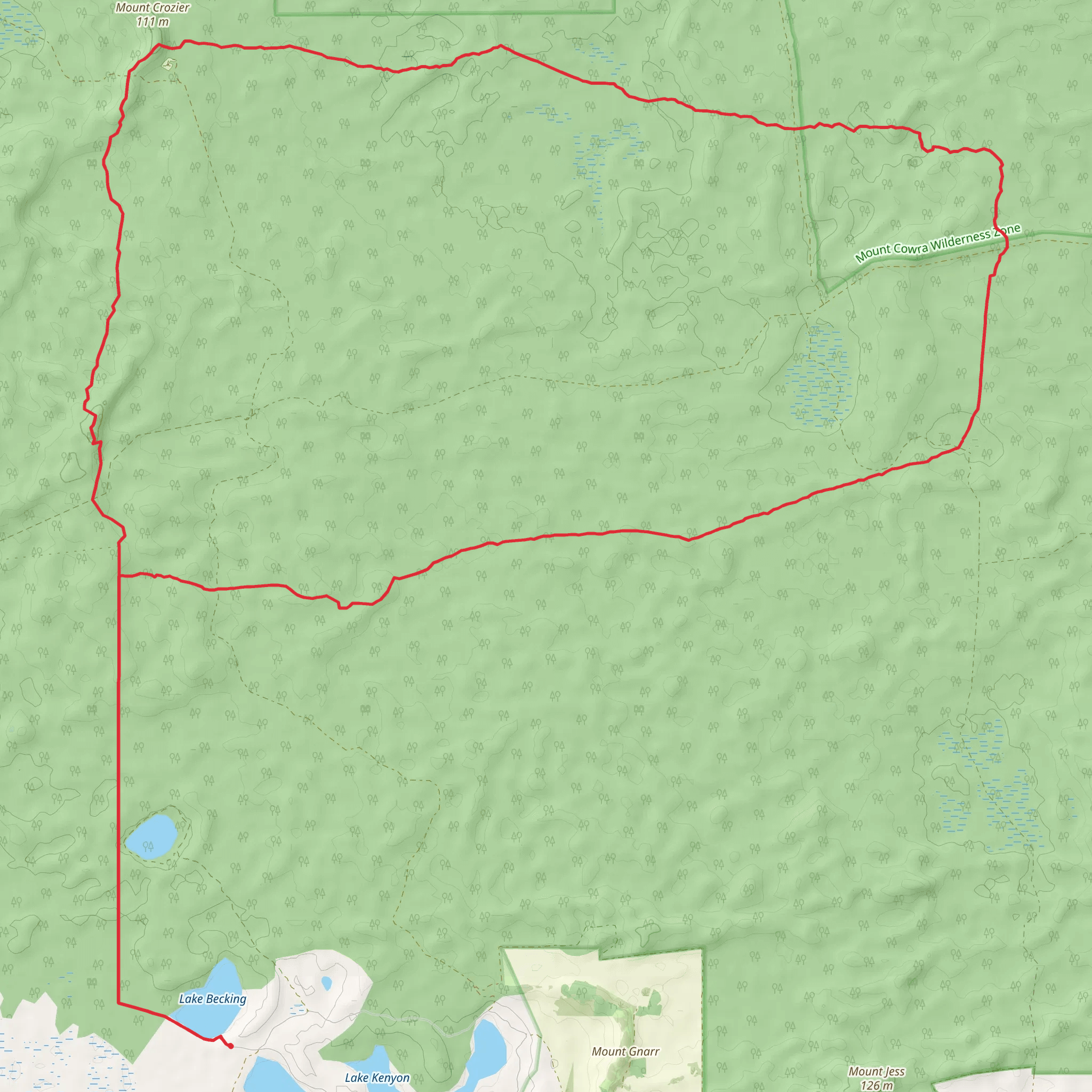 Sunset Remote Track mobile static map