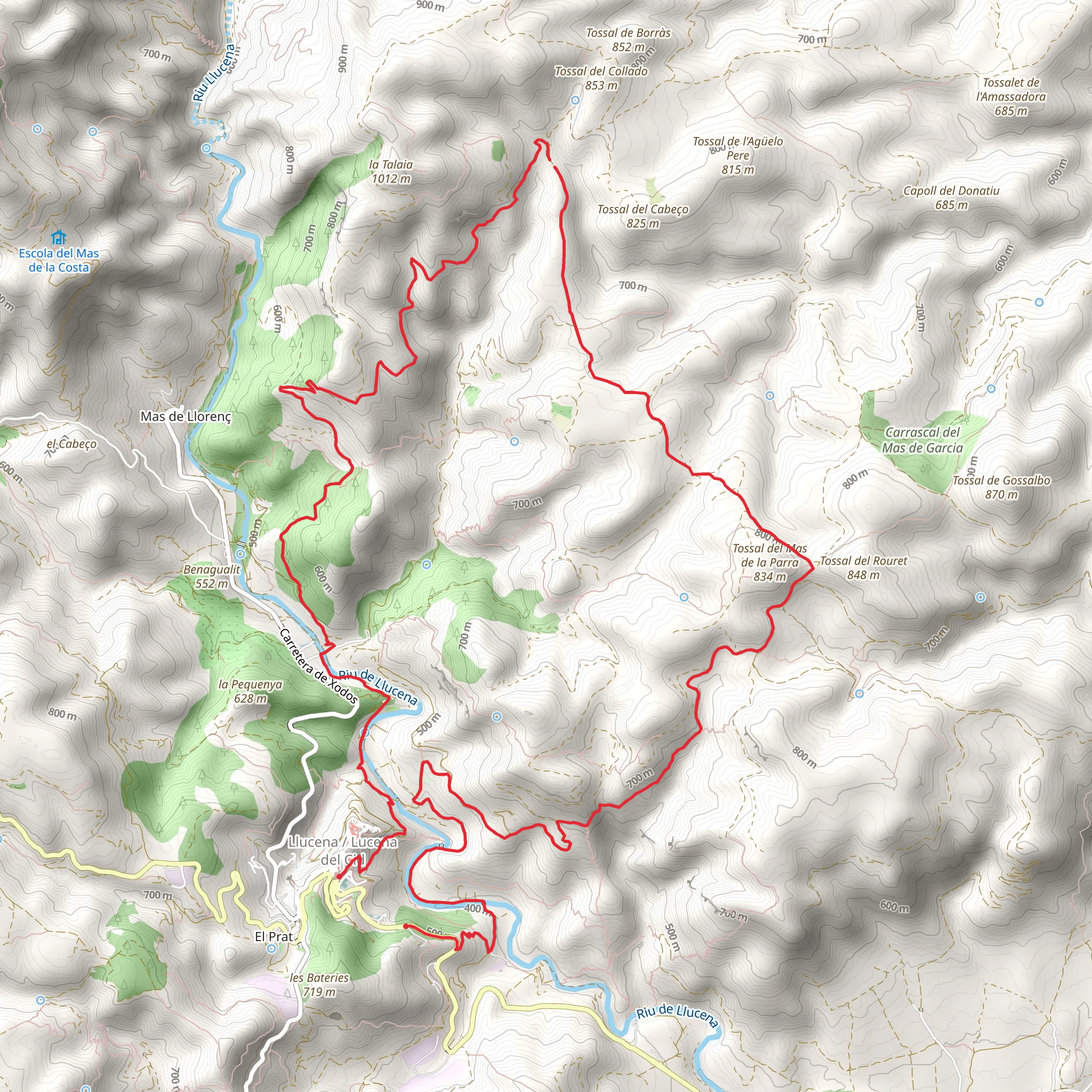 Cami de la Fogenta PR CV 326 mobile static map