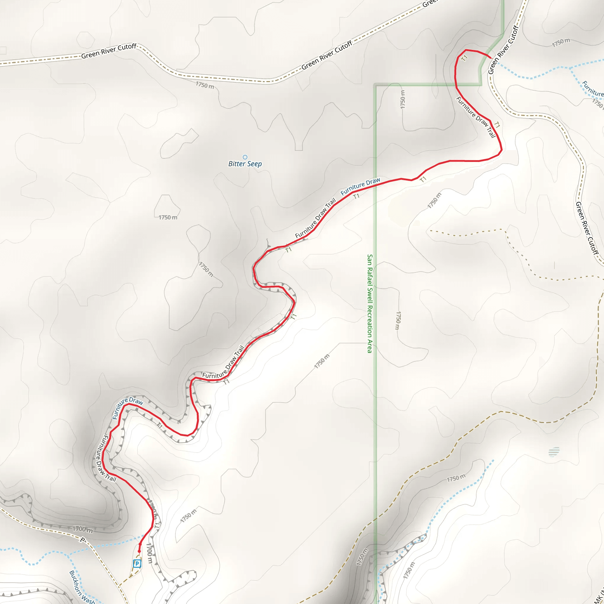 Furniture Draw Trail mobile static map