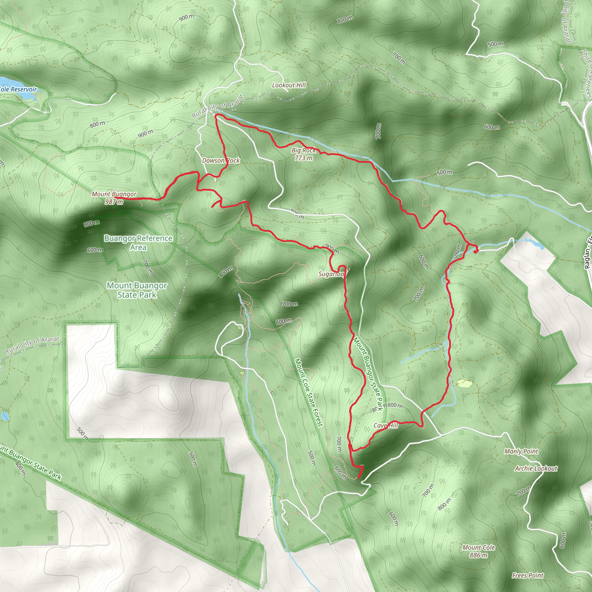 Beeripmo Walk mobile static map