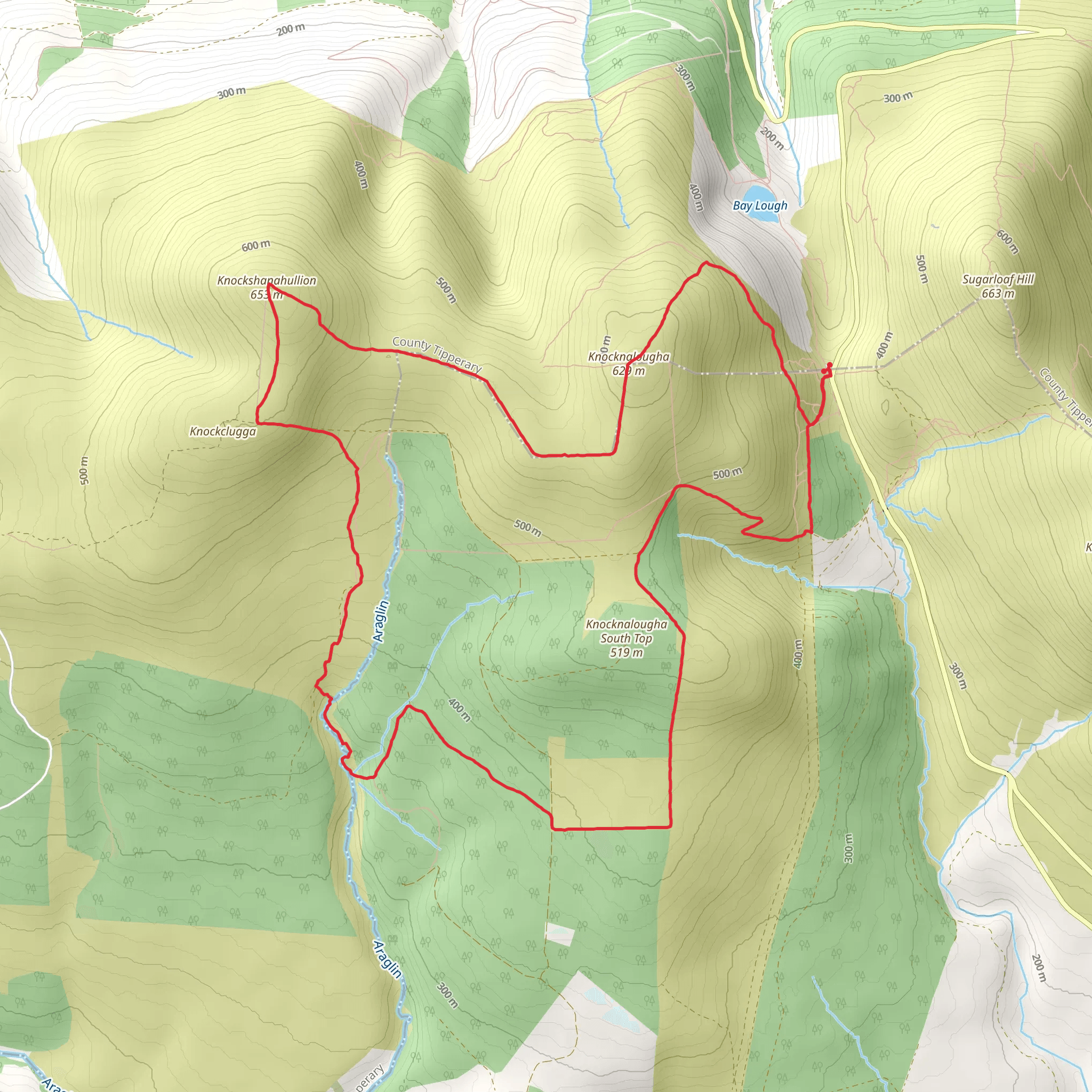 Doon waterfall mobile static map