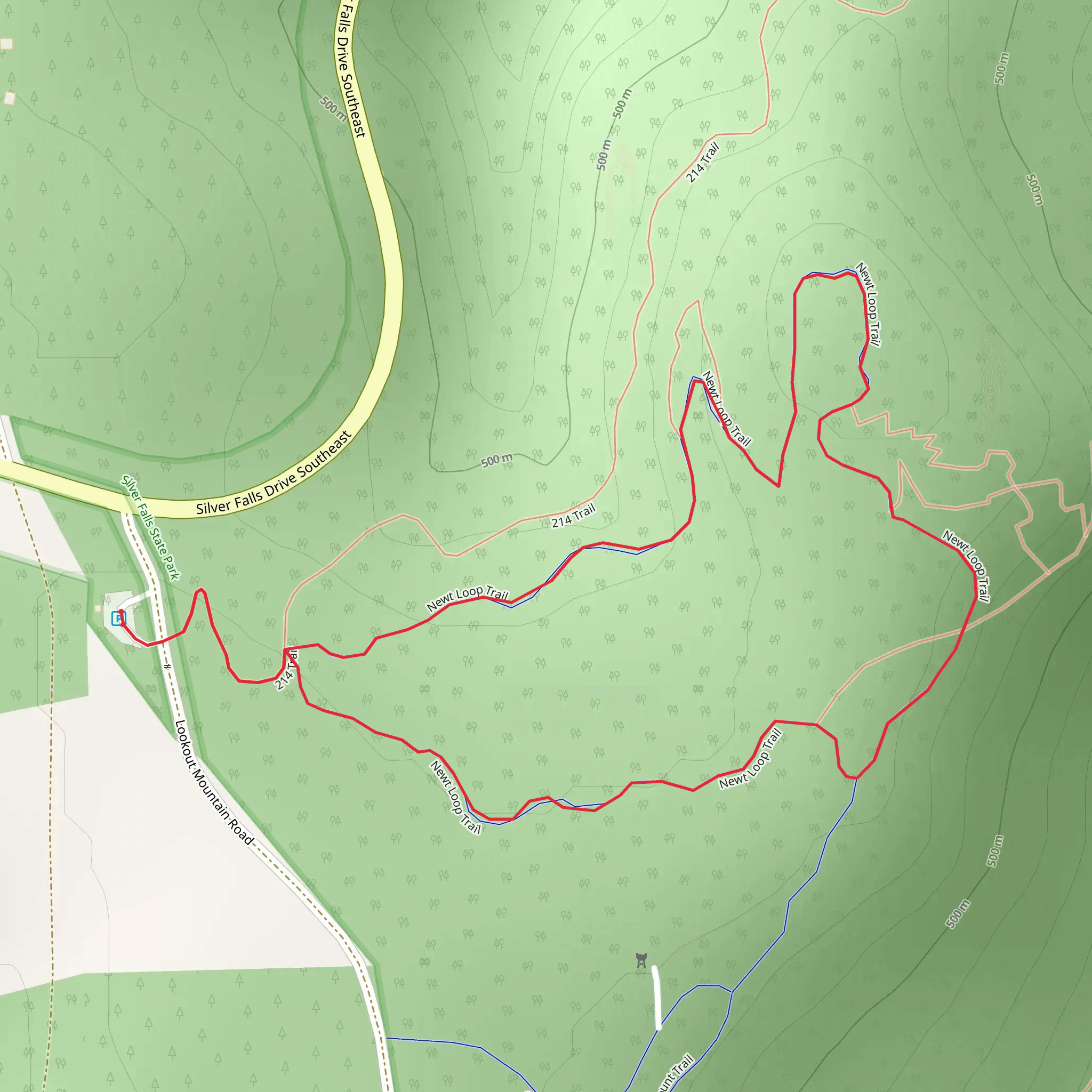 Newt Loop mobile static map
