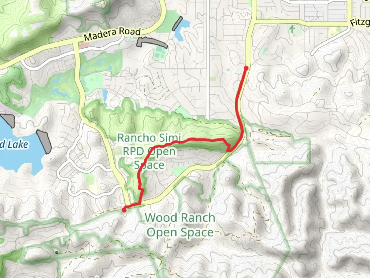 An image depicting the trail Canyon View Trail and its surrounding area.