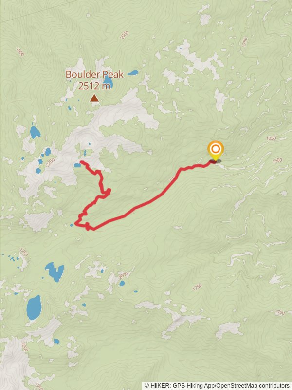 Calf Lake via Shackleford Creek Trail