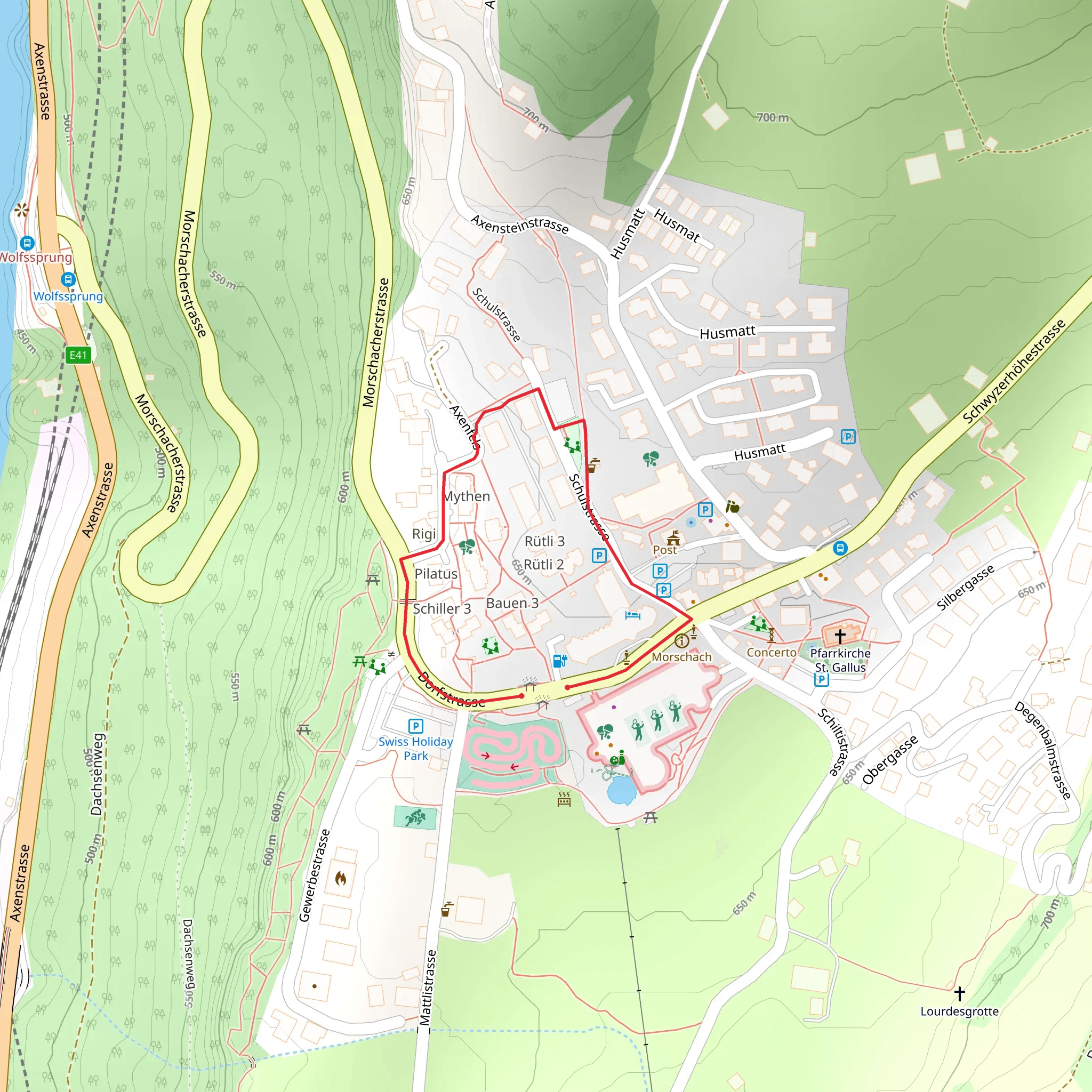 Wundernasen Trail mobile static map