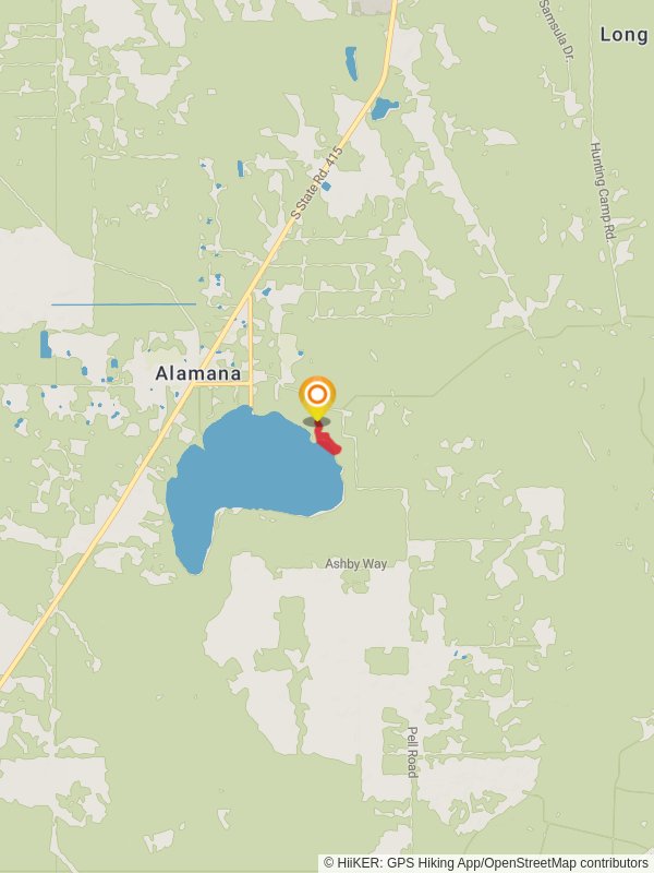 Lake Ashby Park Loop mobile static map