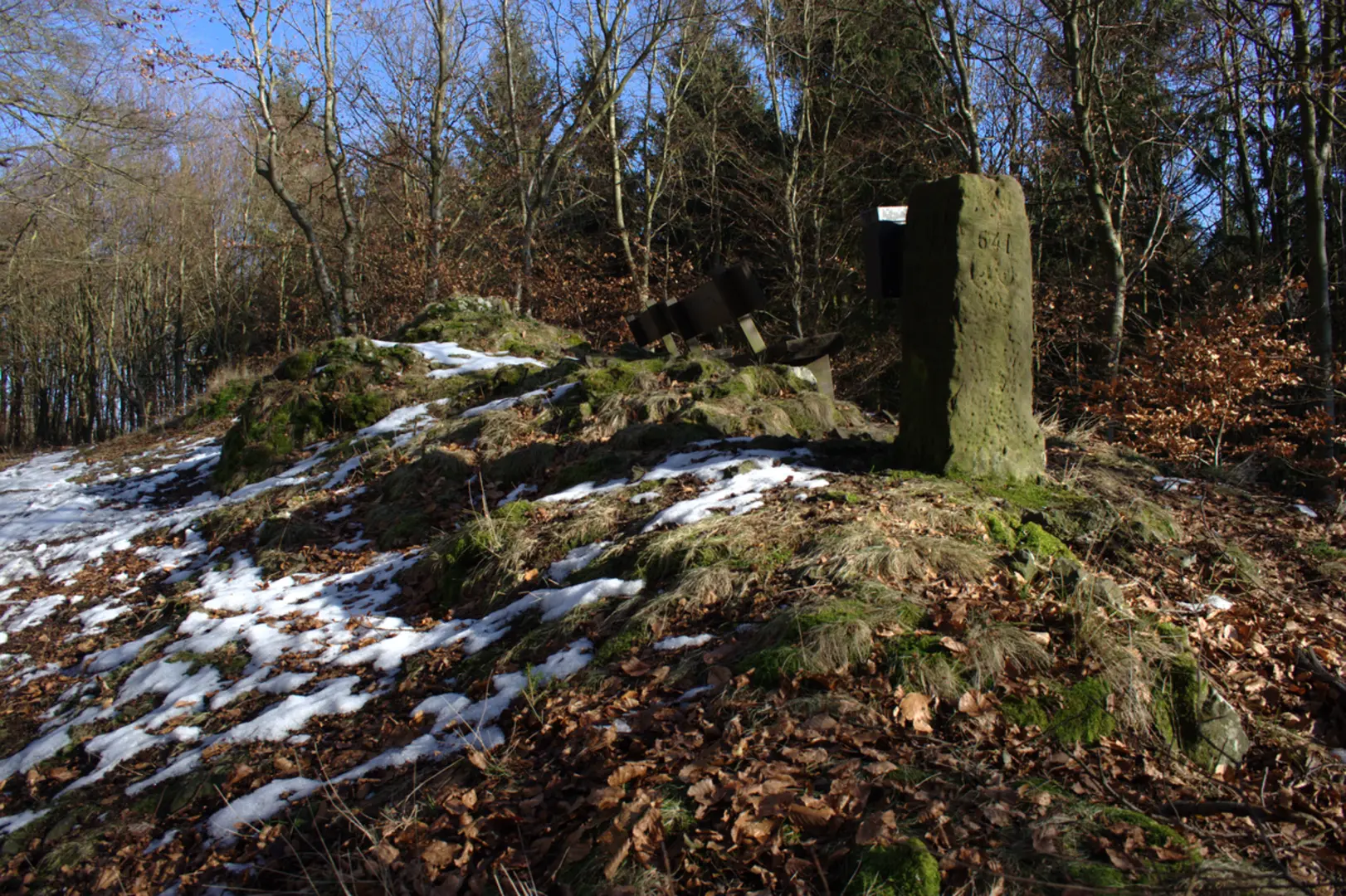 An image depicting the trail Bad Salzschlirf Rhoen Loop and its surrounding area.