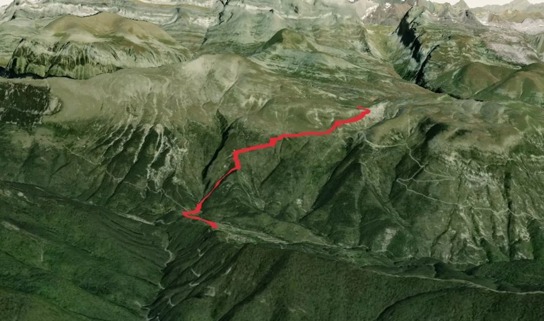 An image depicting the trail Fanlo - Viewpoints of Ordesa PR HU 183 and its surrounding area.