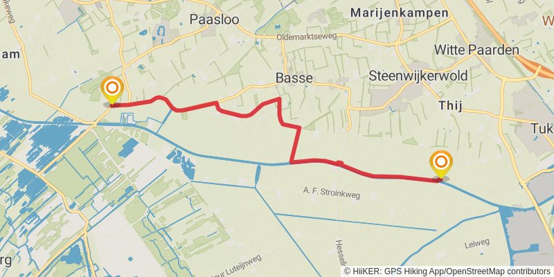 Overijssels Havezatenpad alt 7 Map