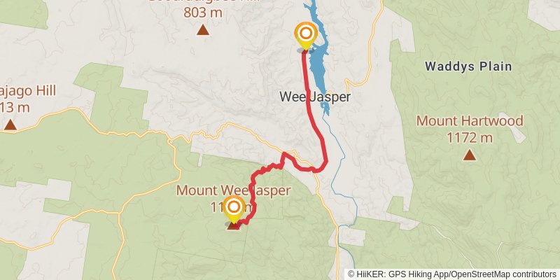 Hume And Hovell Track stage 4 Map
