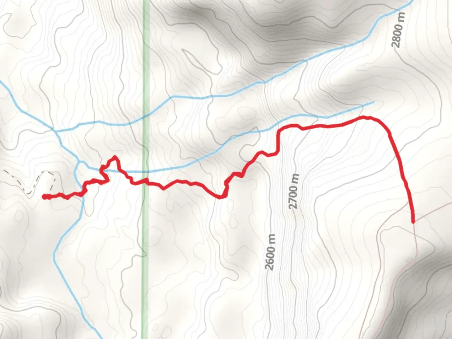 An image depicting the trail Windy Pass Trail and its surrounding area.