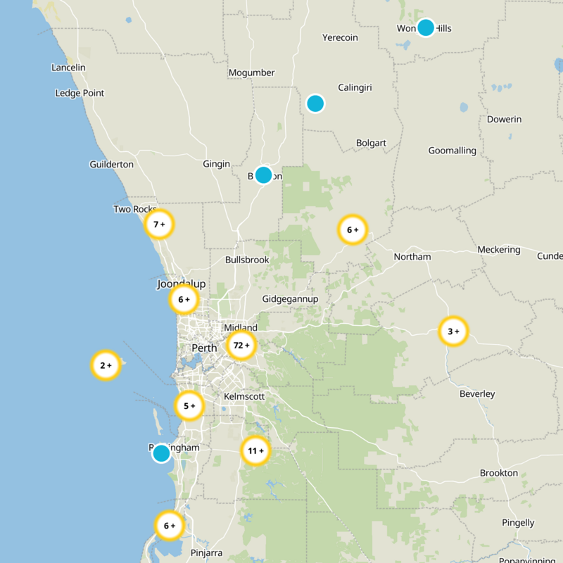 Gidgegannup Static Map