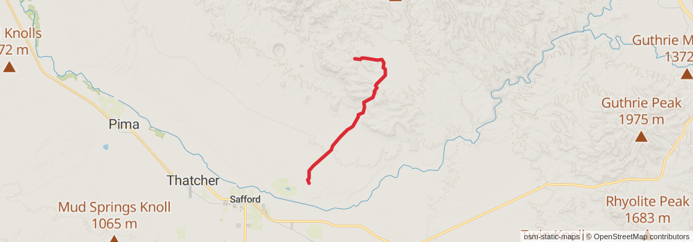 Grand Enchantment Trail stage 23 Map