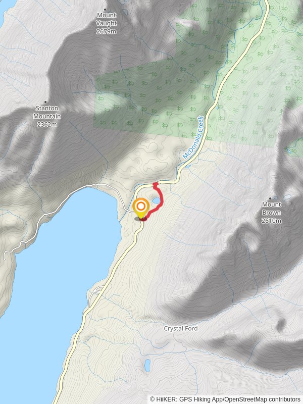 Avalanche Campground and Johns Lake