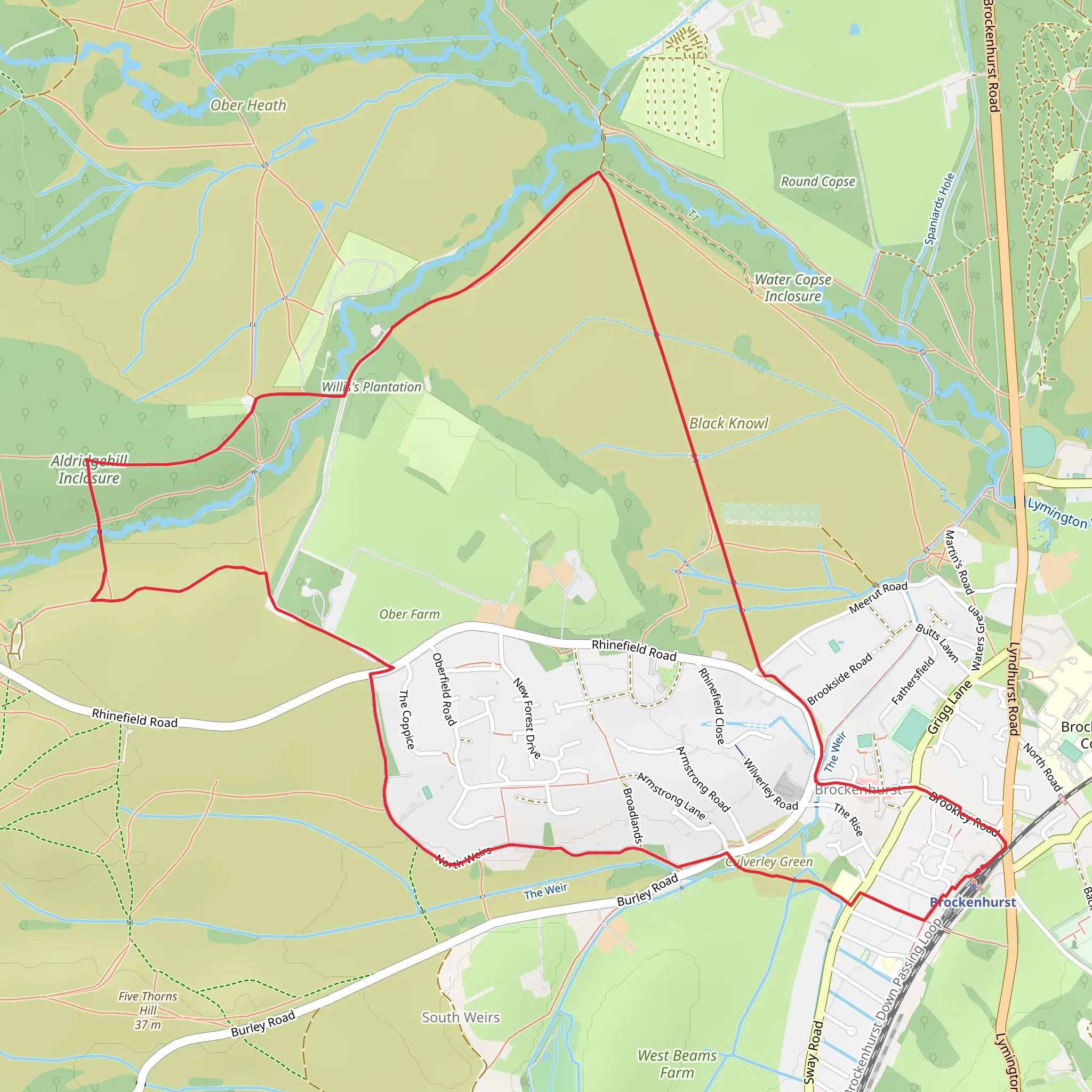 Willis Plantation mobile static map