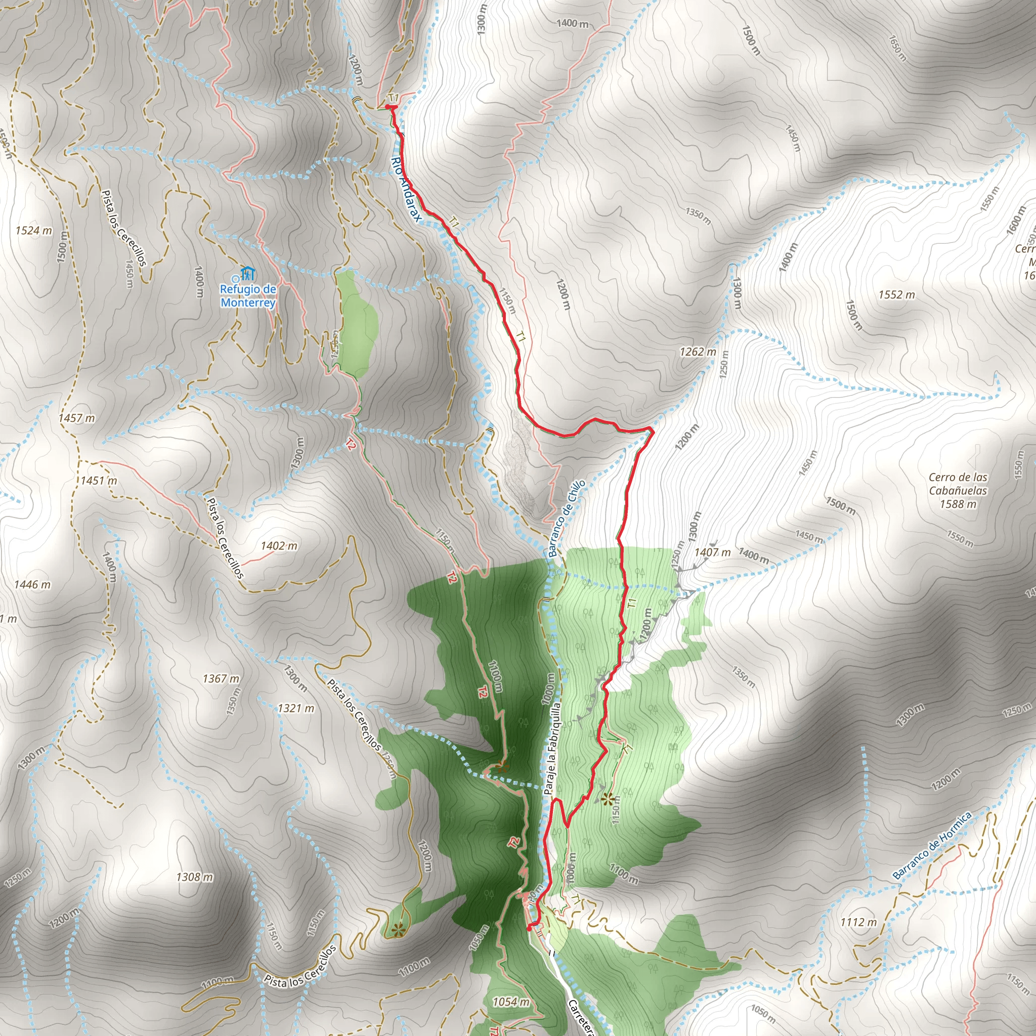 Hydroelectric Trail mobile static map
