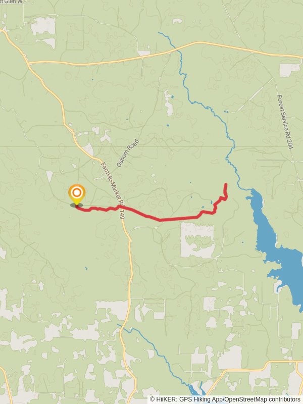 Caney Creek via Little Lake Creek Trail