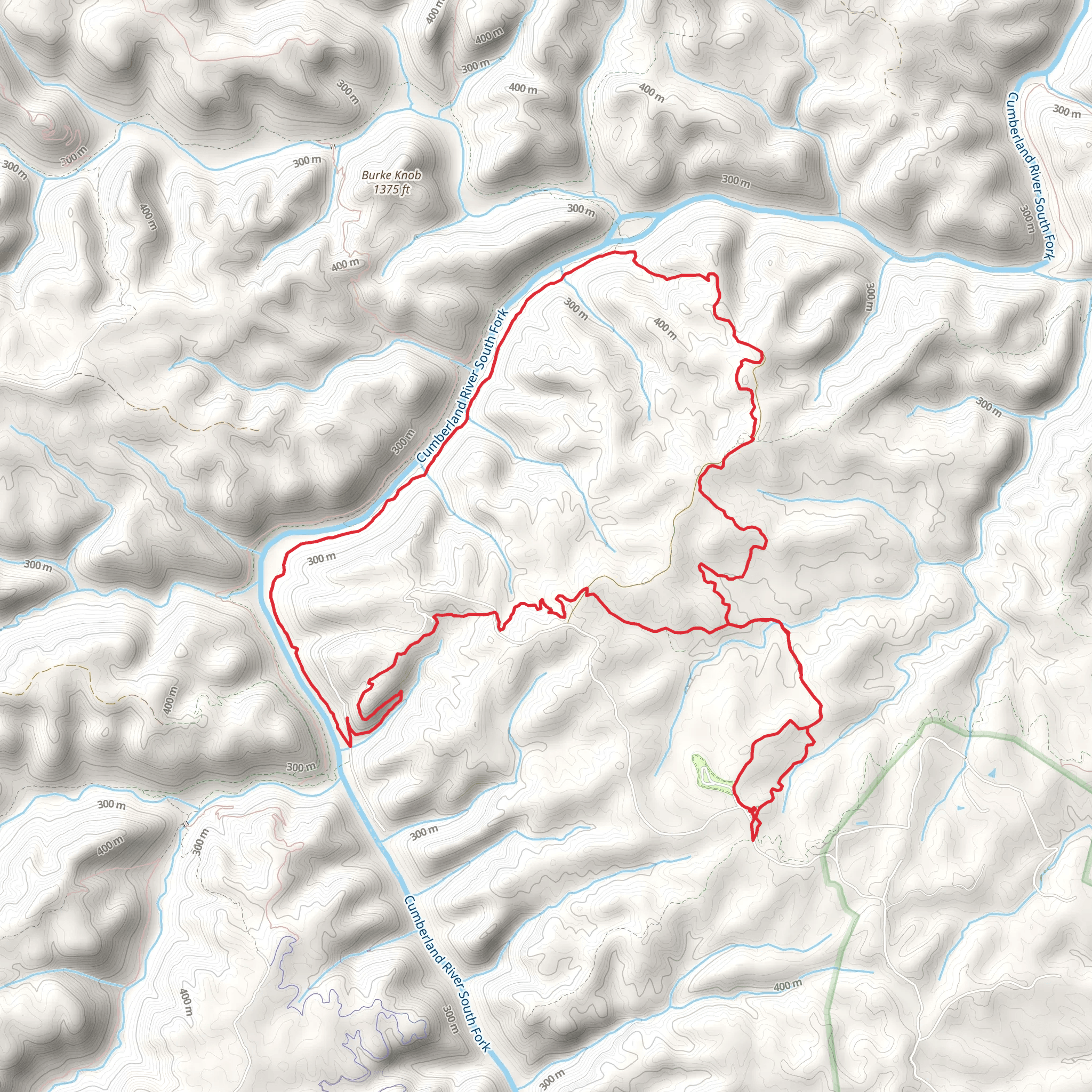 Big Island Loop from Station Camp Road mobile static map