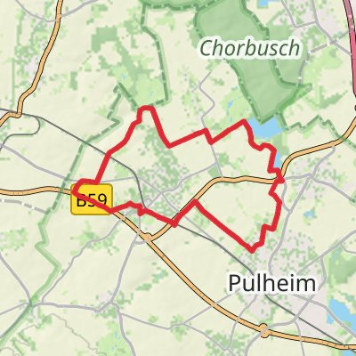 Stommein Loop via Hasselrather See mobile static map