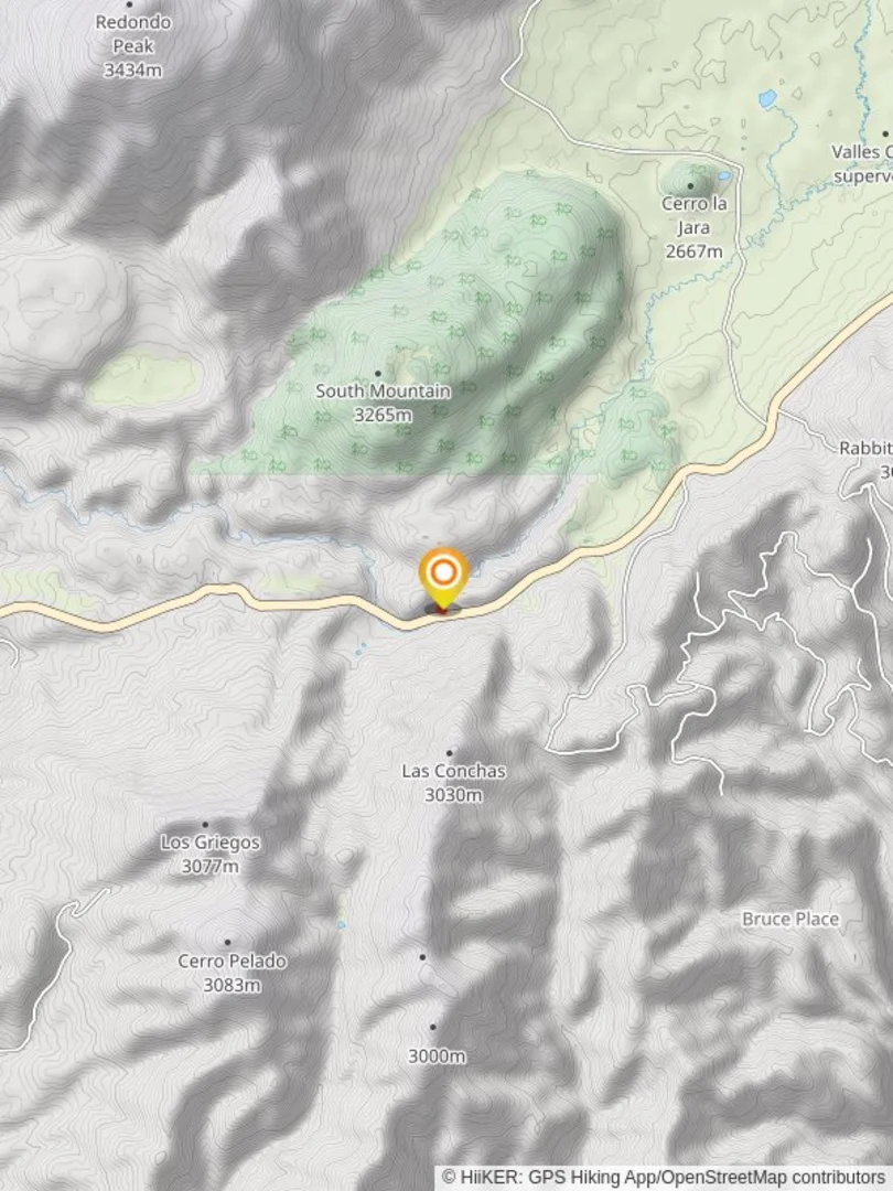 An image depicting the trail East Fork Jemez River Out and Back and its surrounding area.